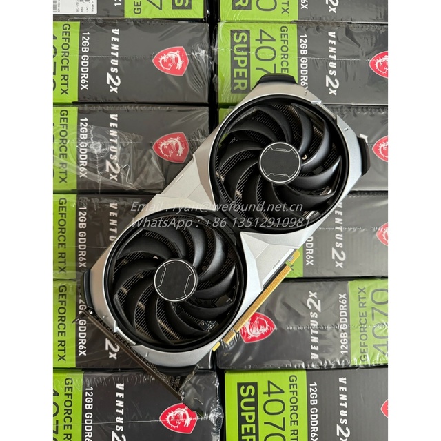 GPU for MSI GeForce RTX 4070 SUPER 12G VENTUS 2X OC, RTX4070S 12GB GDDR6X