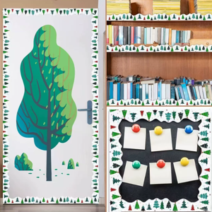 Pegatinas enrollables impresas con figuras irregulares de dibujos animados, papel de arte autoadhesivo, decoración de pizarras, libros, temática navideña festiva - Product Image 5