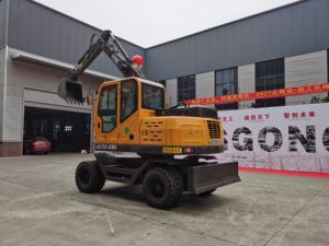 Escavatori a ruote preferibilmente escavatori <span class=keywords><strong>7</strong></span> tonnellate escavatore movimento terra macchine da costruzione con certificazione CE - Product Image 3