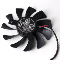 HA8010H12F-Z Kipas Pendingin Plastik 4-Pin Berkualitas Tinggi dan Tahan Lama untuk Bahan Heatsink Kartu Grafis GTX1030 730 740 750