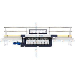 Máquina pulidora de bordes rectos de vidrio y redondeadora de 8 motores, ideal para vidrio templado laminado de baja emisividad. - Product Image 1