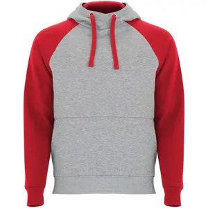 Felpa con cappuccio unisex bicolore Badet - Product Image 3