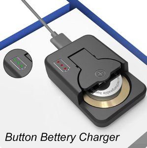 <span class=keywords><strong>Chargeur</strong></span> de pile bouton USB TYPE-C intelligent FYX 3.6V <span class=keywords><strong>LIR2032</strong></span> LIR2430 LIR2025 LIR1632 LIR1620 LIR1220 LIR1025 <span class=keywords><strong>Chargeur</strong></span> de batterie universel - Product Image 2