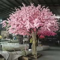 Arbre artificiel de fleurs de cerisier japonais en fausse soie, branches de sakura faites à la main, rouge, rose, blanc, pour Noël et remise de diplôme