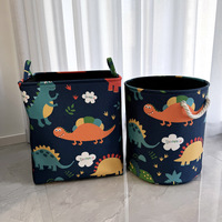 Panier à linge en coton et lin, panier de rangement pliable de grande capacité pour jouets d'enfants, panier à linge sale pour chambre à coucher et salle de bain