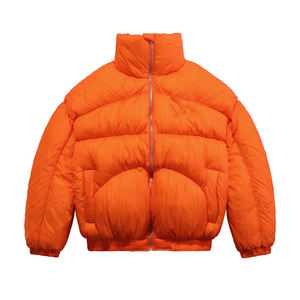 Fabrication LULUSEN manteau à bulles blanc couleur personnalisée LOGO vestes d'hiver pour hommes veste à bulles rembourrée en duvet de haute qualité - Product Image 4