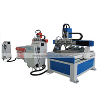 Machines nettoyantes à bois CNC, nouvelle machine à bois avec broches multiples et fixation rotative