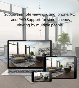 Lampu Sorot pintar lensa ganda nirkabel <span class=keywords><strong>Wifi</strong></span> Icsee 4mp baru lampu sorot pintar Ptz penglihatan malam sistem kamera keamanan rumah kamera Ip Cctv - Product Image 4