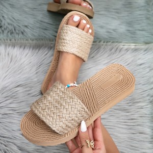 Sandalias Planas Ligeras para Mujer, Verano/Primavera/Otoño 2025, Sandalias de Playa con Parte Superior de PU para Exteriores - Product Image 4