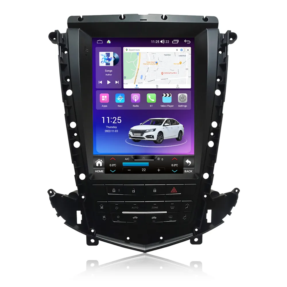NaviFly rádios carros pantalla para o estilo Original Cadillac SRX 2009-2017 tela android carro 360 graus sistema de câmera gps 4G WIFI