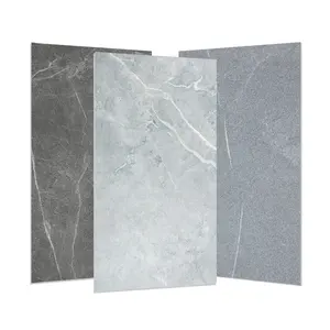 Spc Luxury Vinyl Marble Flooring Prices Color 100% Uv Coating Floor Glossy Marble Simple Look 4mm 5mm 6mm spc Flooring