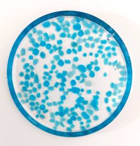 Innovantes Intentionnelle Aigue-Marine Péridot Lapis Grenat Sichuan rouge agate Pierre Gemme Acrylique Résine Coaster Aigue-Marine - Product Image 2