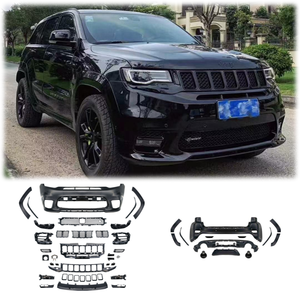 Nuevo Kit Completo de Carrocería para Jeep Grand Cherokee 2014-2020, Estilo SRT, Parachoques Delantero y Trasero, Faldones Laterales, Mejora del Capó - Product Image 1