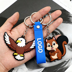 Juego de Llaveros de Goma Suave Surtidos al por Mayor para Máquinas Expendedoras y Tiendas de Regalos con Múltiples Estilos y Colores - Product Image 3