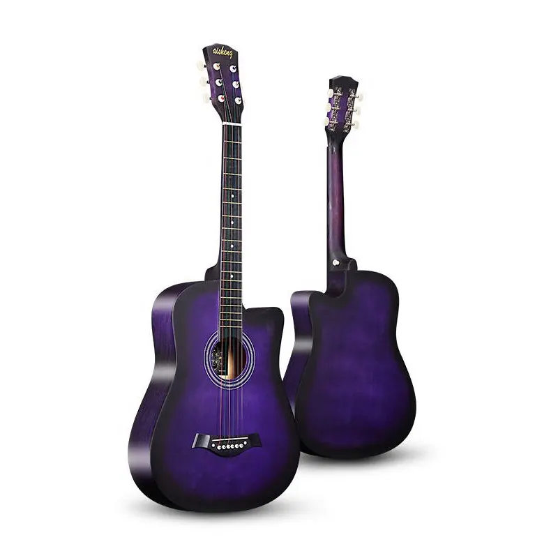 Guitarra Eléctrica acústica de 41 pulgadas, instrumento acústico personalizable para música, oferta, 2022