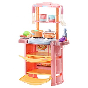 Juego educativo personalizado pequeño Mini juguete de cocina simulación del hogar Cocina y <span class=keywords><strong>lavado</strong></span> Mini mesa de comedor simulación juego de juguete de cocina - Product Image 1
