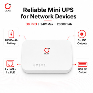 Olax D6พาวเวอร์แบงค์อัจฉริยะ20000mAh 74WH แบบพกพาเราเตอร์ WiFi สำรองข้อมูลขนาดเล็กเอาต์พุต12V สำหรับใช้งานกลางแจ้ง POE-D6อัลตร้ามินิอัพ - Product Image 3