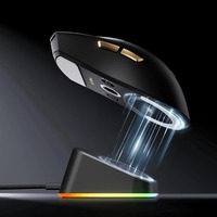 Souris de jeu sans fil MCHOSE K7 Ultra PAW3950, double taux d'échantillonnage 8K, charge magnétique sans fil, souris de bureau, légère