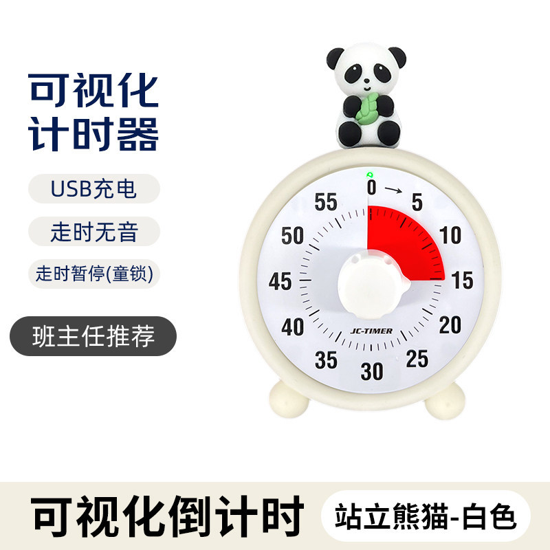 Panda debout (blanc)