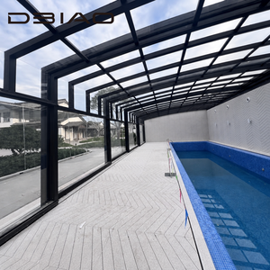 Invernadero Móvil Personalizado con Piscina, Cubierta de Aluminio y Vidrio <span class=keywords><strong>para</strong></span> Jardín, Patio, Terraza o Villa - Product Image 1