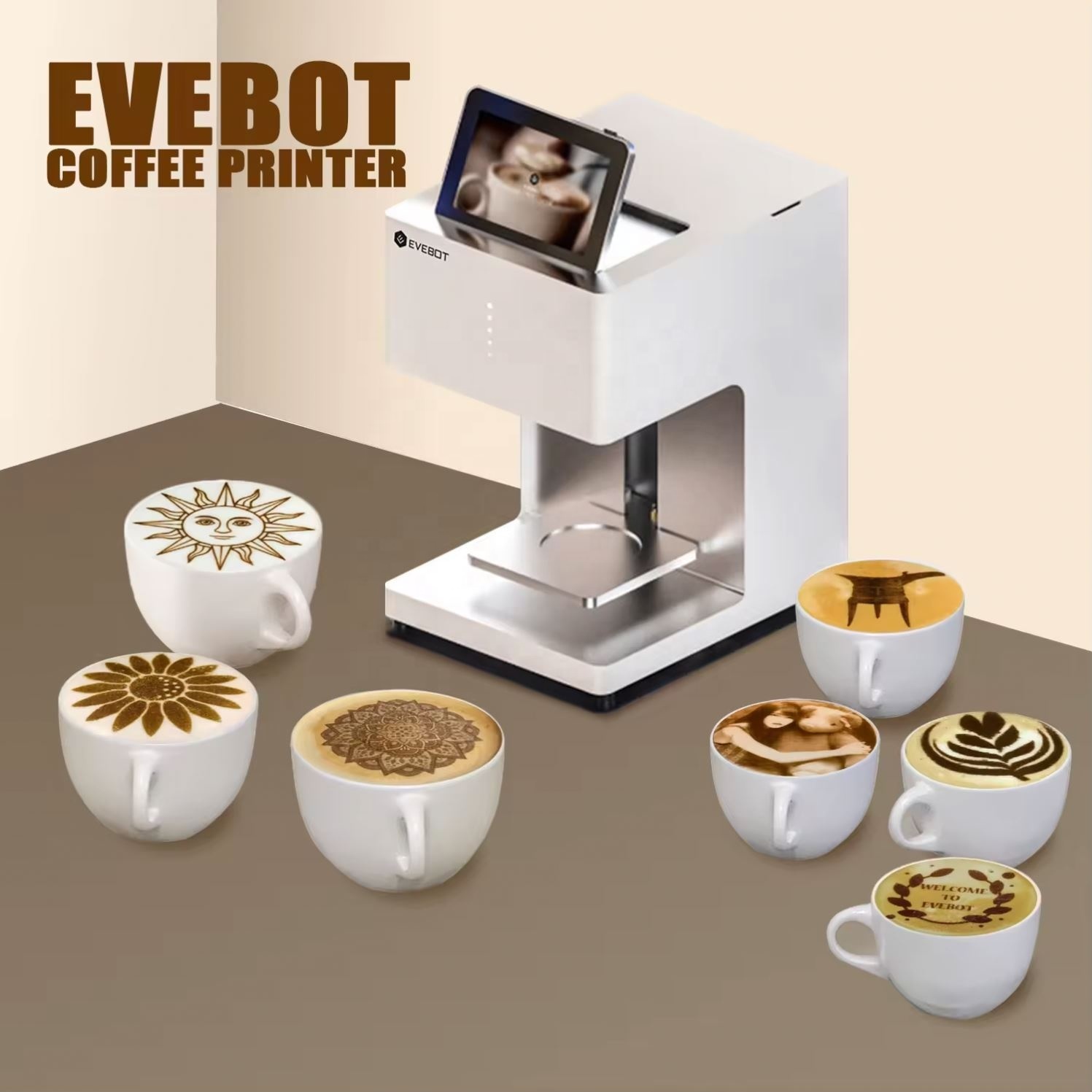 EVEBOT EB-Pro コーヒープリンターフェイスマシン 1年保証付き