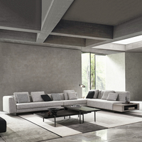 Chine Usine Offres Spéciales personnalisée de haute qualité grand canapé sectionnel en tissu de lin meubles de maison moderne dernier ensemble de canapés