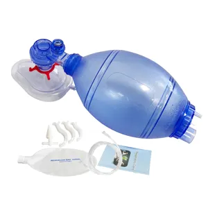 Medical disposable portable pvc manual ambu bag resuscitator for adult child use