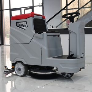 Robot de nettoyage de sols commercial, machine automatique de lavage et de récurage des sols rotative - Product Image 5