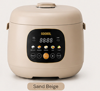 Mini cuiseur à riz électrique 1,5 L, petite capacité, écran LCD, 4 modes de cuisson, maintien au chaud automatique, cuve de qualité alimentaire, usine OEM ODM