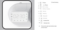 Robot culinaire électrique OONEW pour bébé, sans BPA, 700W, avec bol de mixage de 900ml, bol de préparation de 900ml, fonction vapeur, broyeur, mixeur, cuiseur, prise EU