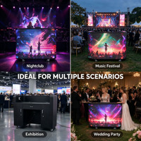 Écran LED de table pour DJ, barre de son électrique, résolution 8K, couleur pleine, HDR10, étanche IP65, pour fêtes, karaoké, discothèques