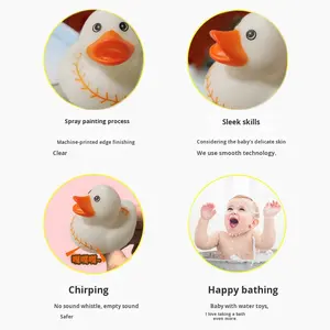 Non-Mold Multi Color <strong>Ducks</strong> Swimming Pool Bathtub PVC <strong>Ducks</strong> Squeaky Bath Toys - Product Image 4