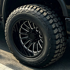 Jantes de camion noires concaves profondes sur mesure <span class=keywords><strong>20</strong></span> 22 pouces 8 trous forgées pour F250 F350 F450 RAM2500 RAM3500 HD2500 - Product Image 3