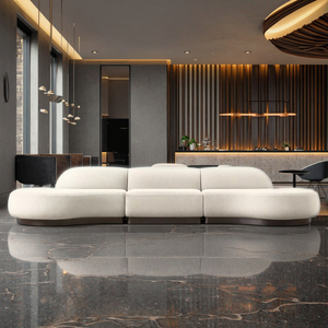 Nordic <span class=keywords><strong>Lounge</strong></span> <span class=keywords><strong>Suite</strong></span> Bank Sofa Set Woonkamer Meubels Modulaire Cloud Sectionele Bank - Product Image 4