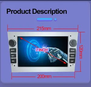 Autoradio Android 13 2Din pour <span class=keywords><strong>Opel</strong></span> Vectra C Zafira B Corsa D C <span class=keywords><strong>Astra</strong></span> H G Jvivaro Meriva, Navigation Multimédia, Unité Principale - Product Image 6
