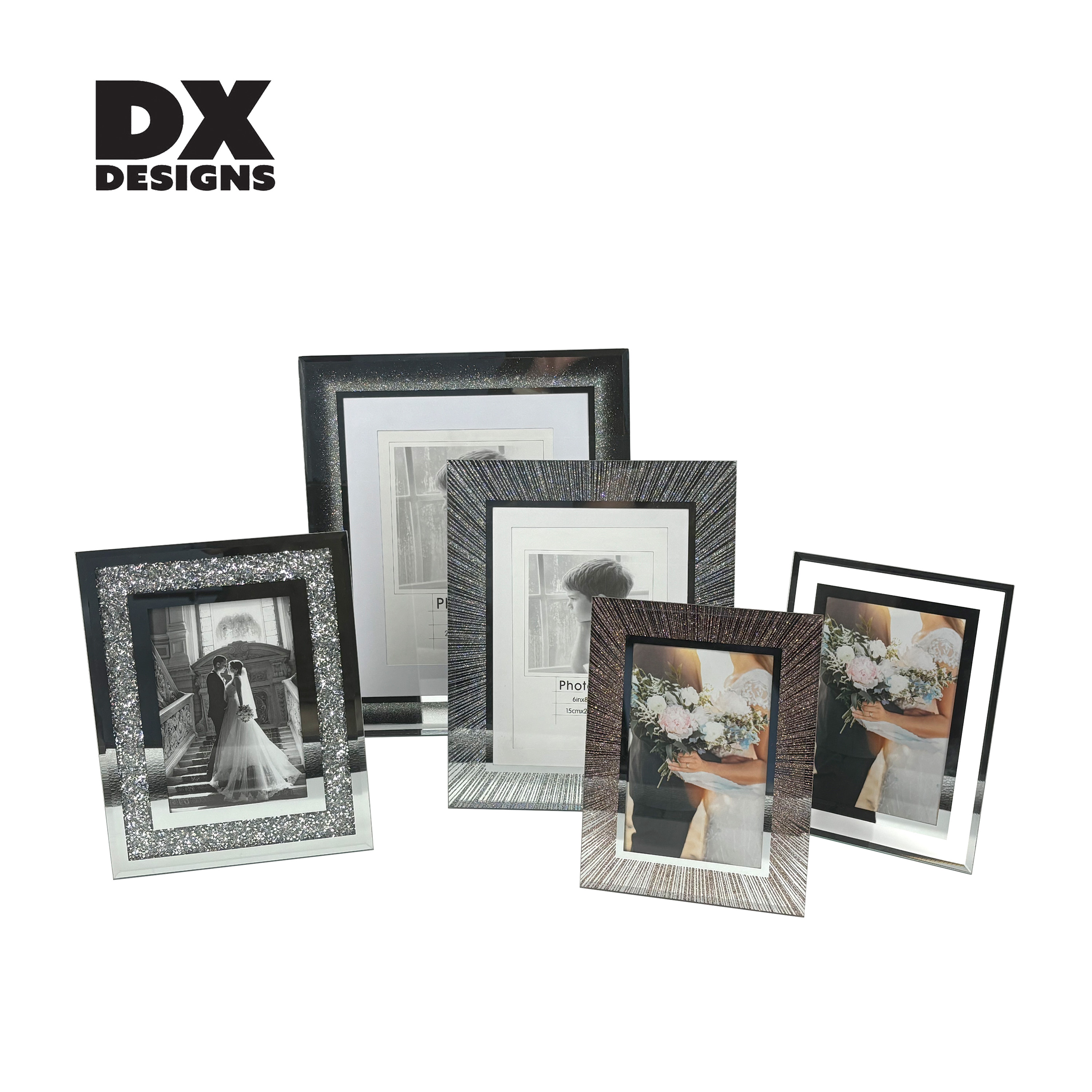 DX Дизайн A4 A5 6 дюймов 7-дюймовая подвесная Стеклянная фоторамка Бизнес лицензия и Хрустальная рамка для настольного декоративного использования