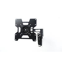 Soporte de Pared para TV de Aleación de Aluminio con Inclinación de 180°, Giro de 360°, para Pantallas LCD/LED de 13-43 Pulgadas, Capacidad de Carga de 20 kg, VESA 75-200 mm