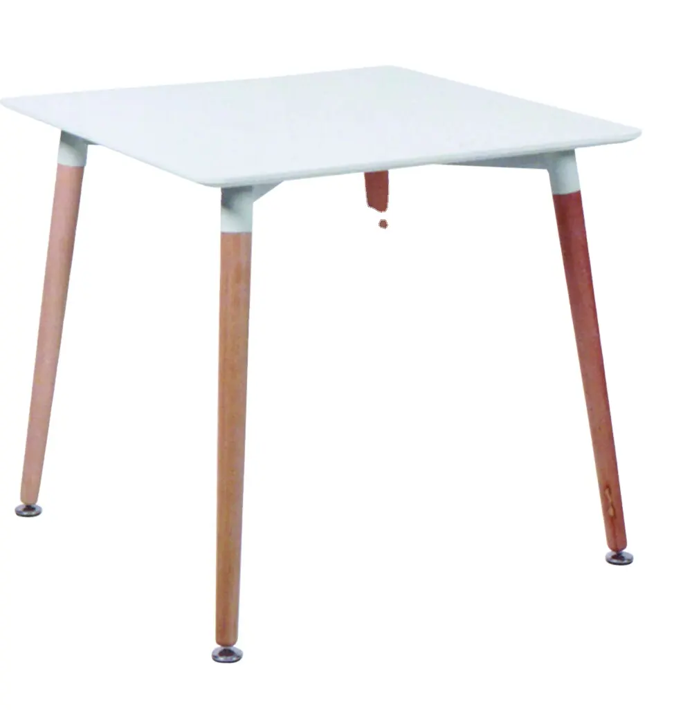 โต๊ะร้านกาแฟ,โต๊ะอุตสาหกรรมแบบโมเดิร์นสำหรับพักขนาด80X80ซม. โต๊ะทานอาหารสีขาวสำหรับเด็ก
