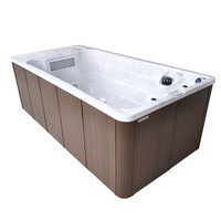 DSL-SW395DB 3-Personen Familien-Outdoor-Whirlpool, oberirdisch, Acryl, mit Sprudelmassage