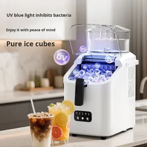 Electric Household <b>Small</b> Square <b>Ice</b> Bullet <b>Ice</b> Maker Coffee Companion Fully Automatic Solid <b>Ice</b> Making <b>Machine</b> - Product Image 3