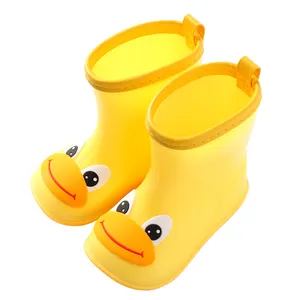 Easy-on Lightweight Waterproof Baby Eco Friendly Super Light Kids Rain Boots Waterproof Children'S Baby Kids Shoes Rain Boots