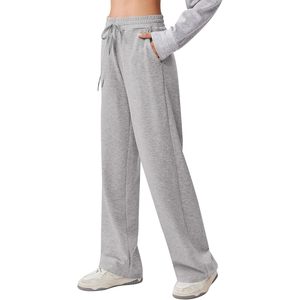 Women's Wide Leg Sweatpants High Waisted Baggy Comfy Drawstring Athletic Pants With Pockets Casual Wear - Product Image 1