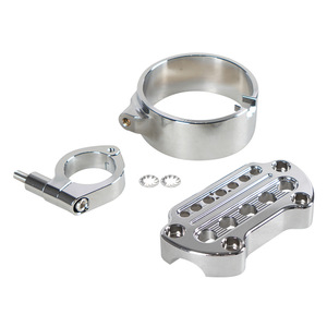Support de compteur de vitesse pour moto, en aluminium CNC chromé, pour Harley-Davidson Street Bike, placement avant - Product Image 1