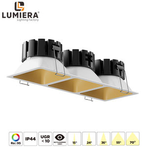 Downlights ambientales LED 4x4 9 pulgadas agujero fuerte 12W20W30W CCT techo empotrado iluminación puntual para Hotel Villa foco hogar Oficina - Product Image 5