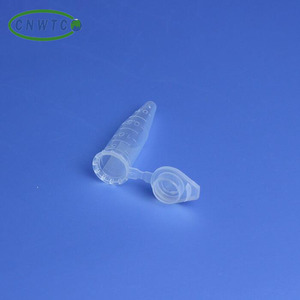 De plástico reutilizable tubo de ensayo autoclable bloqueo seguro de llenado automático de líquidos cónico de 1,5 ml centrífuga tubo con cubo - Product Image 1