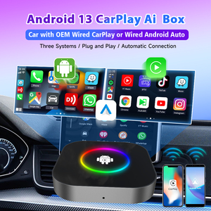 Carlinkit Tbox S2 8 128 3 trong 1 <span class=keywords><strong>Android</strong></span> 13 hệ thống không dây Carplay và <span class=keywords><strong>Android</strong></span> tự động Bộ chuyển đổi Smartbox ai Hộp xe chơi cho Youtube - Product Image 4