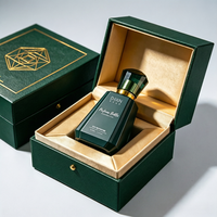 Flacon de parfum courbé 30 ml, flacon de parfum vide, flacon de Cologne Dubaï 50 ml, flacons de parfum avec logo personnalisé et emballage en boîte