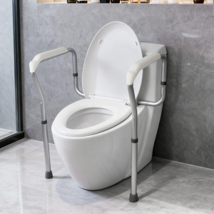 Toilettenhandläufe für Senioren mit Rutschfester Funktion zur Unterstützung von Menschen mit Behinderung. Barrierefreie Badezimmer- und Toilettensicherheitsgeländer - Product Image 2