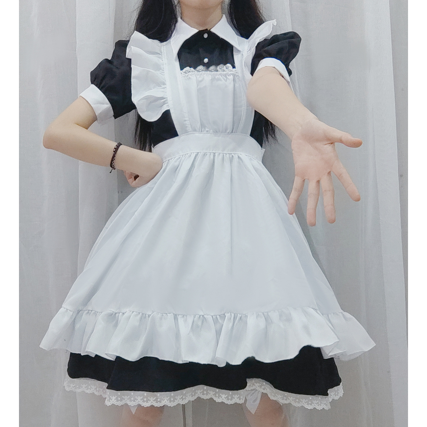 2342 Black [Skirt, Apron, Headwear]