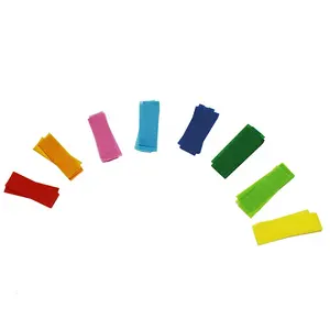 Экологически чистые разноцветные конфетти 2 см * 5 см, огнестойкие конфетти, салфетки для украшения свадебной вечеринки